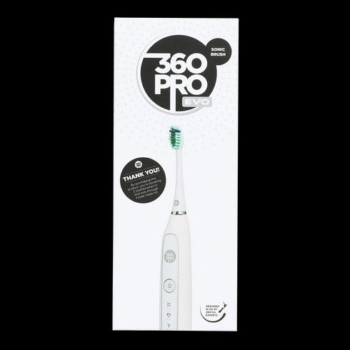 360PRO EVO Sonic Toothbrush Electric White-Matakana Pharmacy